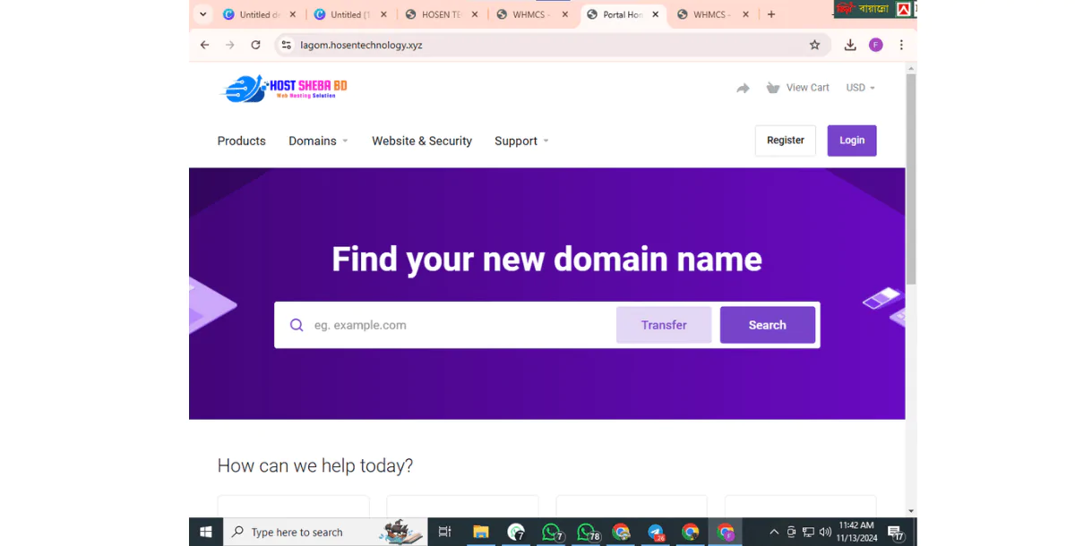 WHMCS LAGOM THEME